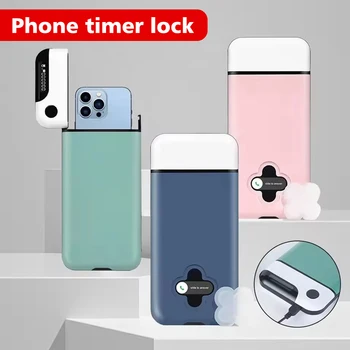 Cassetta di sicurezza portatile per telefono cellulare Timer Custodia di bloccaggio per smartphone Cassetta di sicurezza temporizzata Autodisciplina Keepin Box Limit Uso di telefoni cellulari