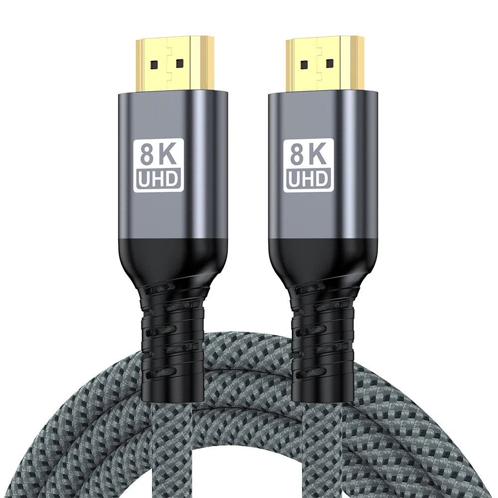 Ultra High-Speed HDMI 2.1 Cable with HDR and eARC - 8K/60Hz, 4K/120Hz, 2K/240Hz - Available in Various Lengths