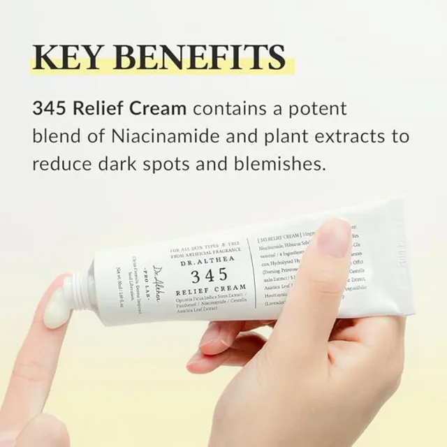 Dr.Althea 345 Antioxidant Cream Moisturizing and Moisturizing Barrier Relief and Soothe Acne Oil Sensitive Facial Care 1
