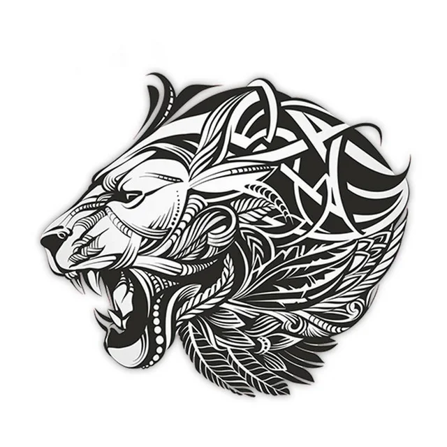 

Lion Car Sticker Label Paste 19CM MD10