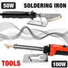 50W Or 100W Car Bumper Repair Soldering Iron, 110V/220V Home Leather Ironing Tools Belt PP PE PVC ABS Welding Rod, Welding Tools 2