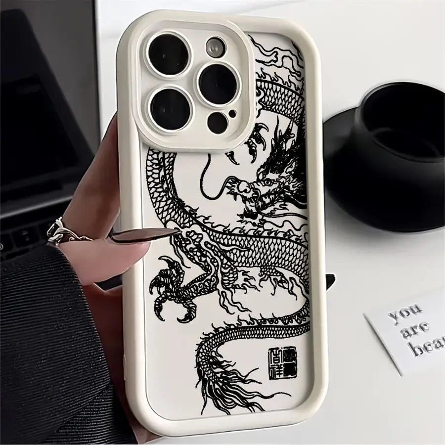 Elegant Chinese Dragon Phone Cover Case