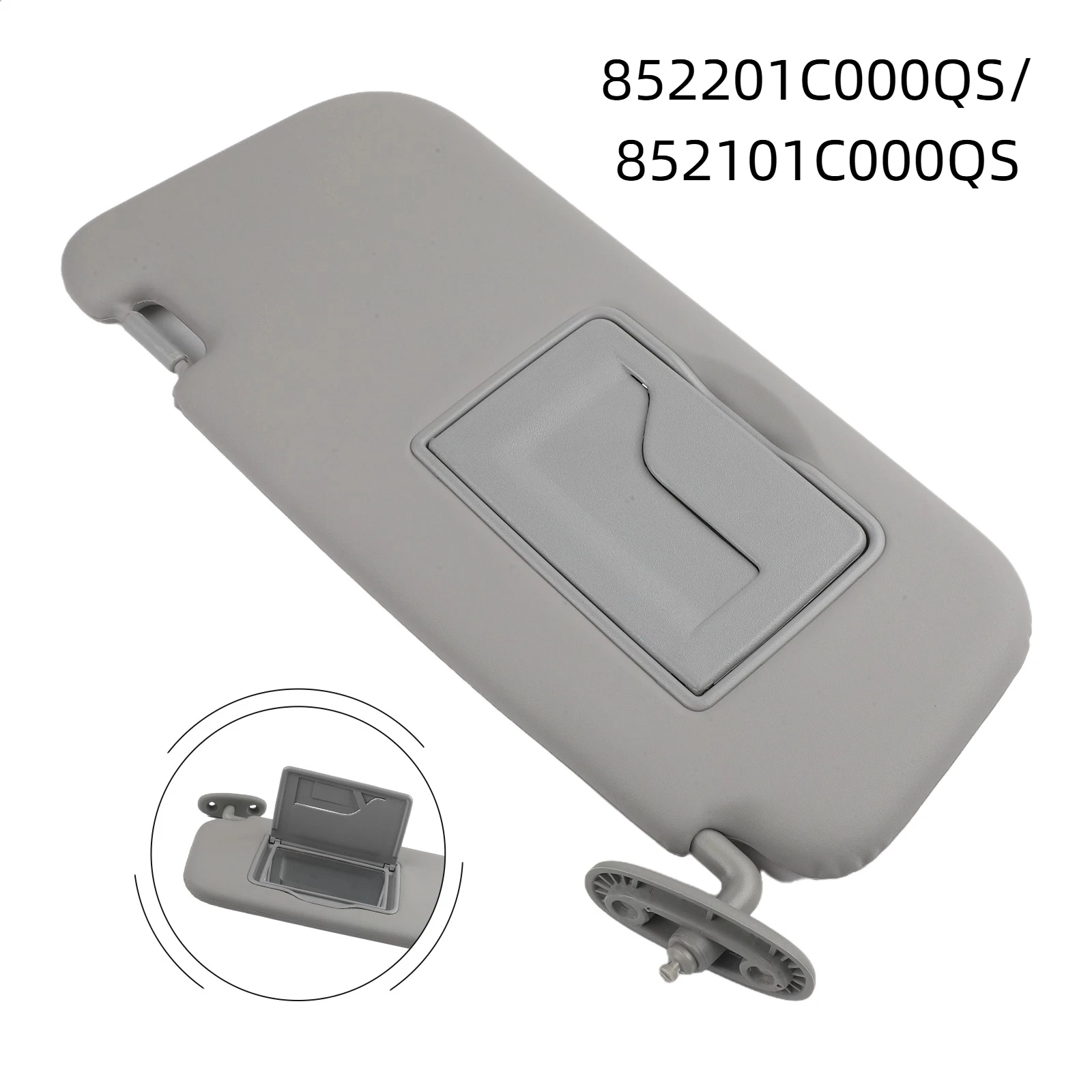 Parasole Antiabbagliamento Aletta Parasole Interna Per Hyundai Getz 2002- 2011 - Lato Destro O Sinistro, Con Specchietto, Numero OE 85220 1C200QS Parasole Per Hyundai Getz