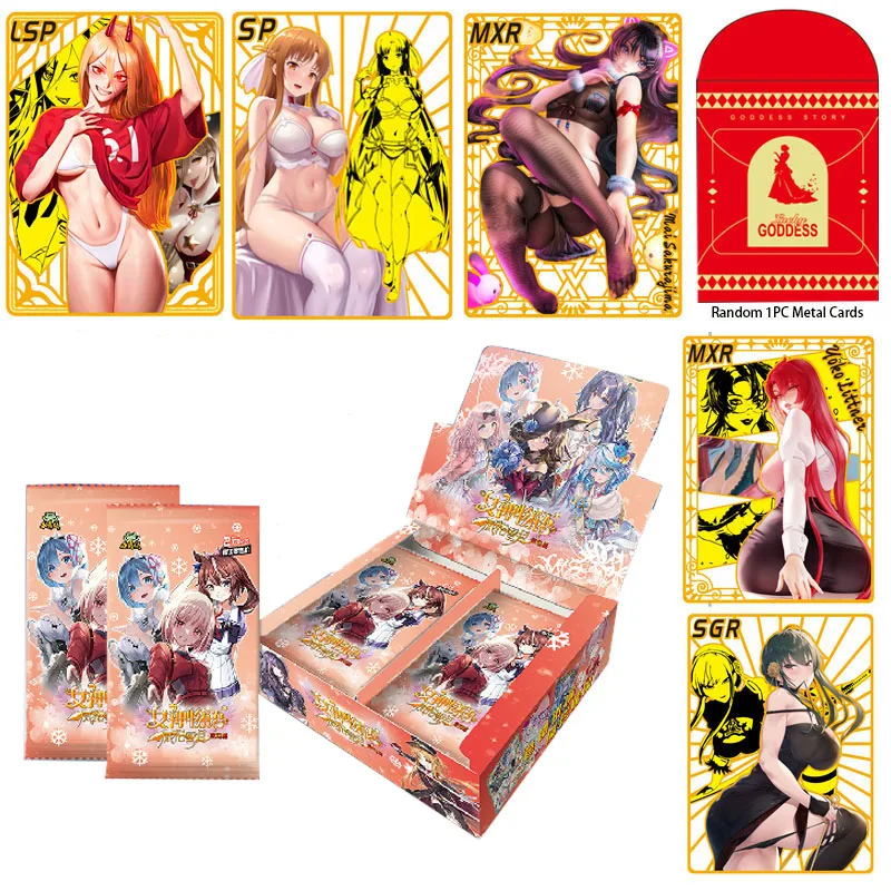 

New Goddess Story NS-2M12 Booster Box Msr PTR Rare Card Anime Game Girl Party Swimsuit Bikini Feast Doujin Toys And Hobbies Gift