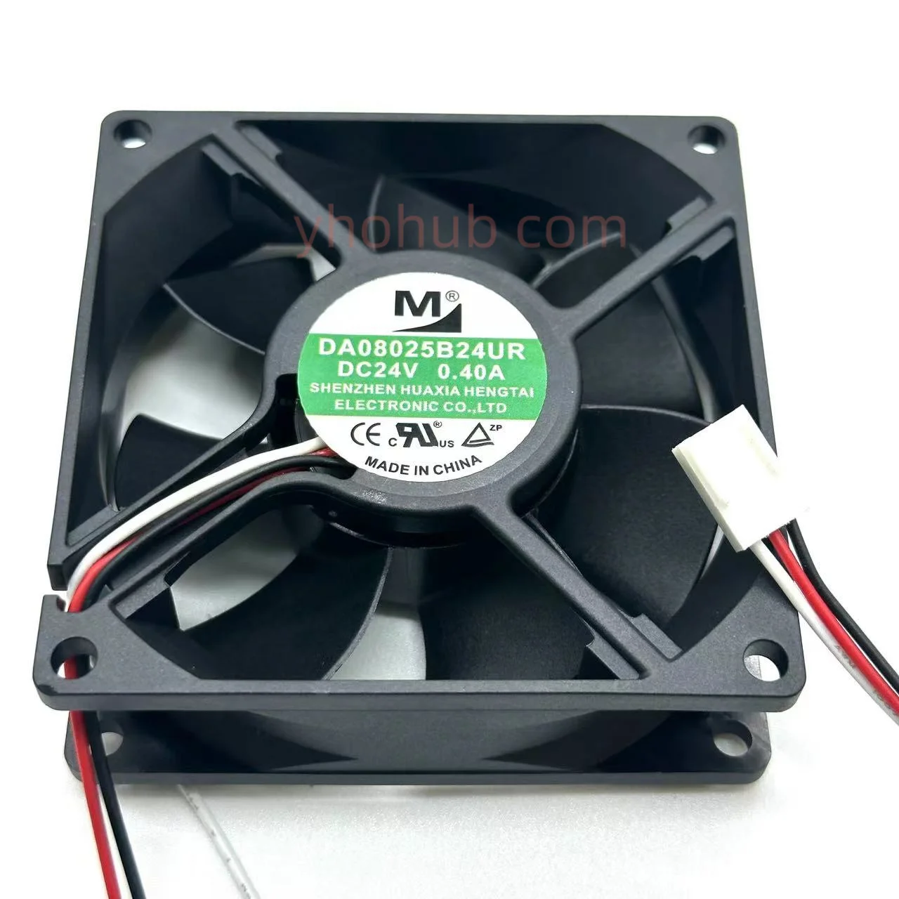 Ventilador de Refrigeração m Da08025b24ur cc 24v 0.40a 80x80x25 mm Fios