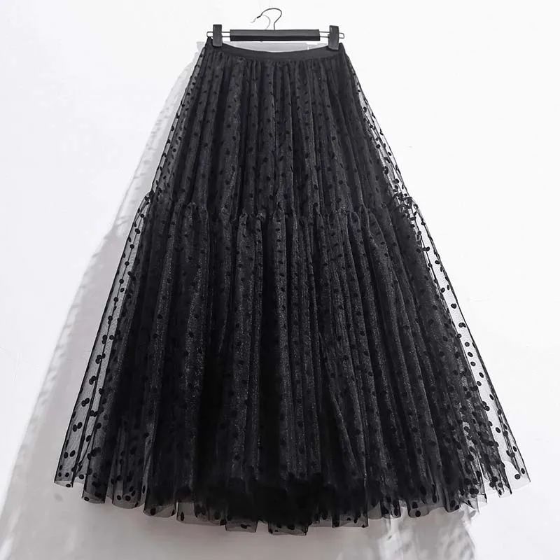 【NOFFICIALNOFFICE】POLKA DOT TULLE LAYERD BELT SKIRT MUSINSA | NOFFICIALNOFFICE Polka Dot Tulle Layered Belt