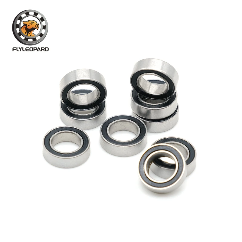 

SMR106 RS Bearing ABEC-7 10PCS 6x10x3 mm Stainless Steel Miniature 2RS Ball Bearings S MR106 617/6 RS