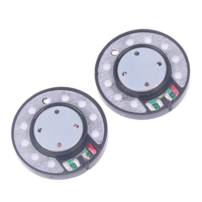 2Pcs 40mm Headset Driver Hifi Headphone Speaker Unit 112db 32ohm Earphone Diy Loudspeaker Repair Parts