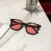 Fashion Square Sunglasses Women Clear Ocean Lens Shades UV400 Men Retro Rivets Decoration Orange Pink Sun Glasses Gafas De Sol 4