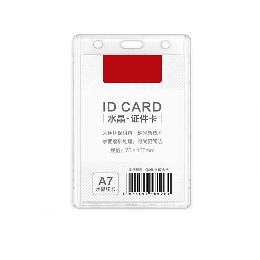 Acrylic Card Id Holder Transparent Bank Credit Badge Holder Photocard Crystal Card Bus Plastic Without Lanyard Protective Case wallet card holder card holder credit card holder card wallet id card holder id card case wallet card bag business card holder document card wallet card sleeve