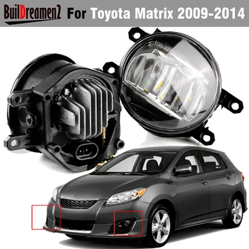 2 Pieces LED Fog Light Assembly 30W 6000LM Canbus Car Right + Left Fog Lamp H11 For Toyota Matrix 2009 2010 2011 2012 2013 2014 1