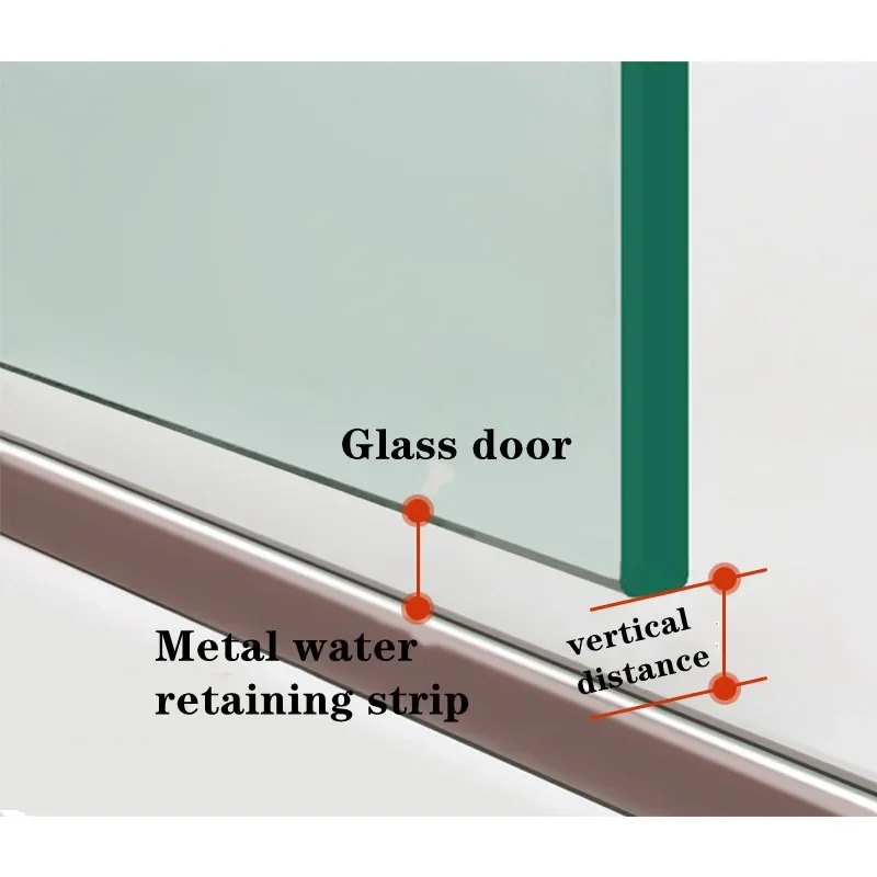 Transparent shower sealing strip bath screen door sweep water blocking strips Glue-free Weatherstrip for 6 to 12mm Glass 2X50CM door seal strip sealing strip tape window seal strip sealing tape rubber seal strip rubber door weatherstripping door weatherstripping shower door seal silicone seal strip sealing strip rubber shower seal shower water barrier waterproof tape