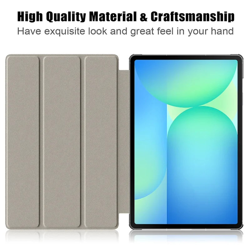 Trifold PU Leather Hard Smart Cover