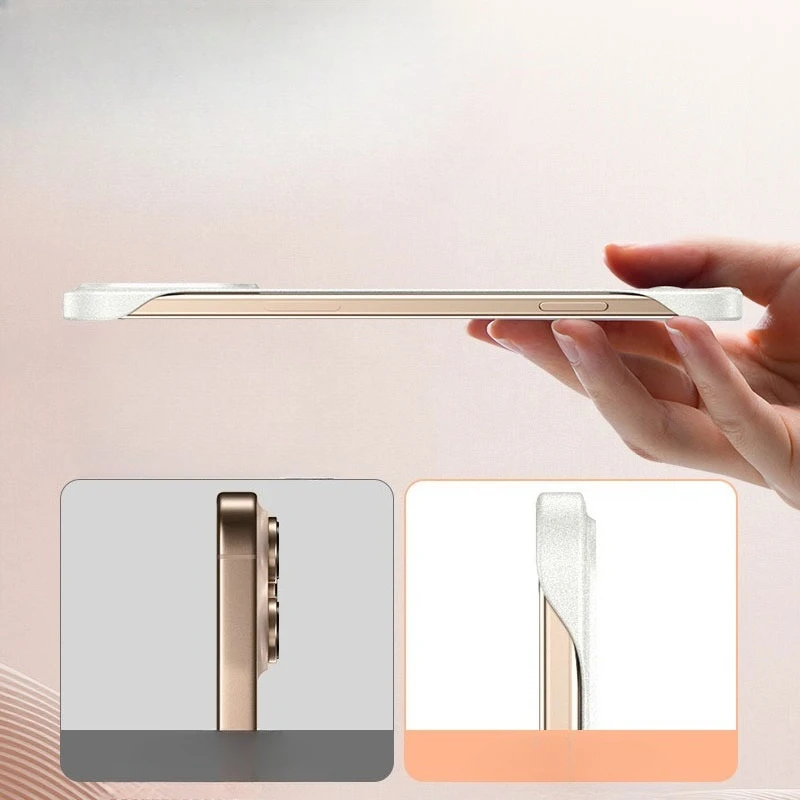 Ultra Thin Sandstone Frameless Shockproof Hard Cover Case