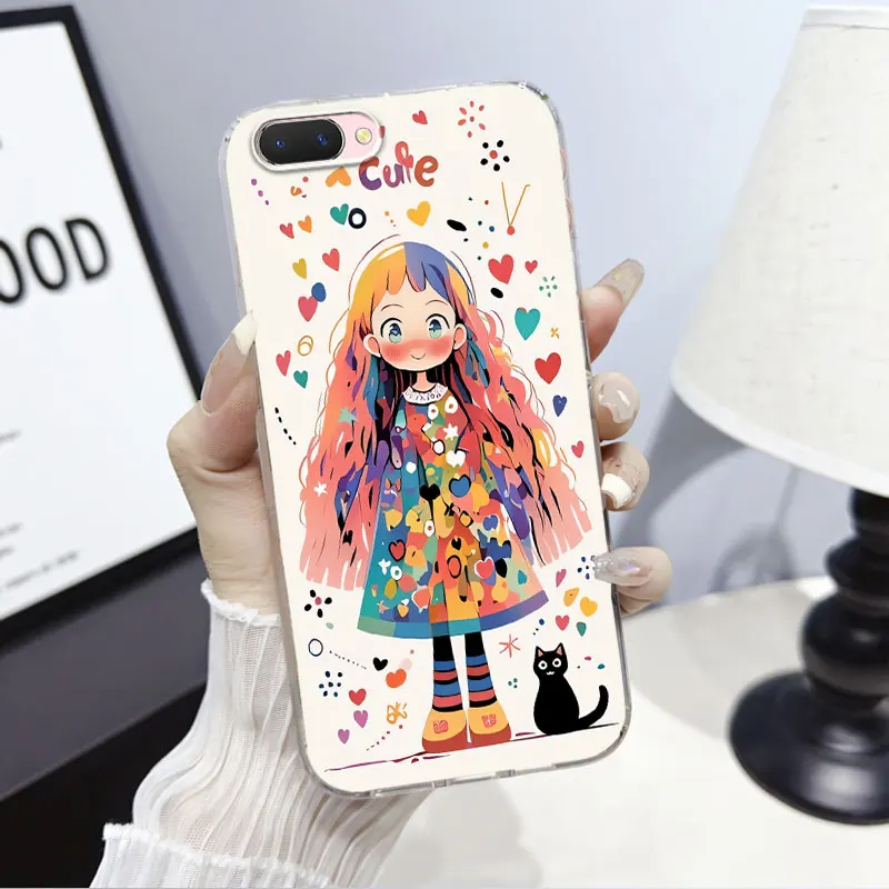 Marble Clear Soft Silicone Phone Case Bumper Cover