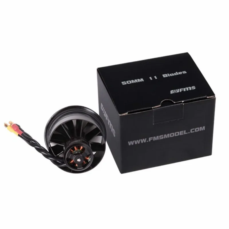 Fms 50 Millimetri 11-Lame Ducted Fan Edf 2627 5400Kv 3S 4500Kv 4S Motore Brushless Per Aereo Rc Ventola Intubata Aereo Fai Da Te Parti
