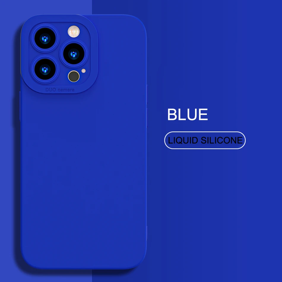 Elegant Purple Silicone Shockproof Phone Case – Soft, Durable Back Cover