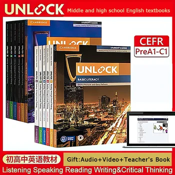 캠브리지 언락 초등, 중등, 고등학교 영어 교과서, 기본 1, 2, 3, 4/5 듣기, 말하기, 읽기, 쓰기, 신제품