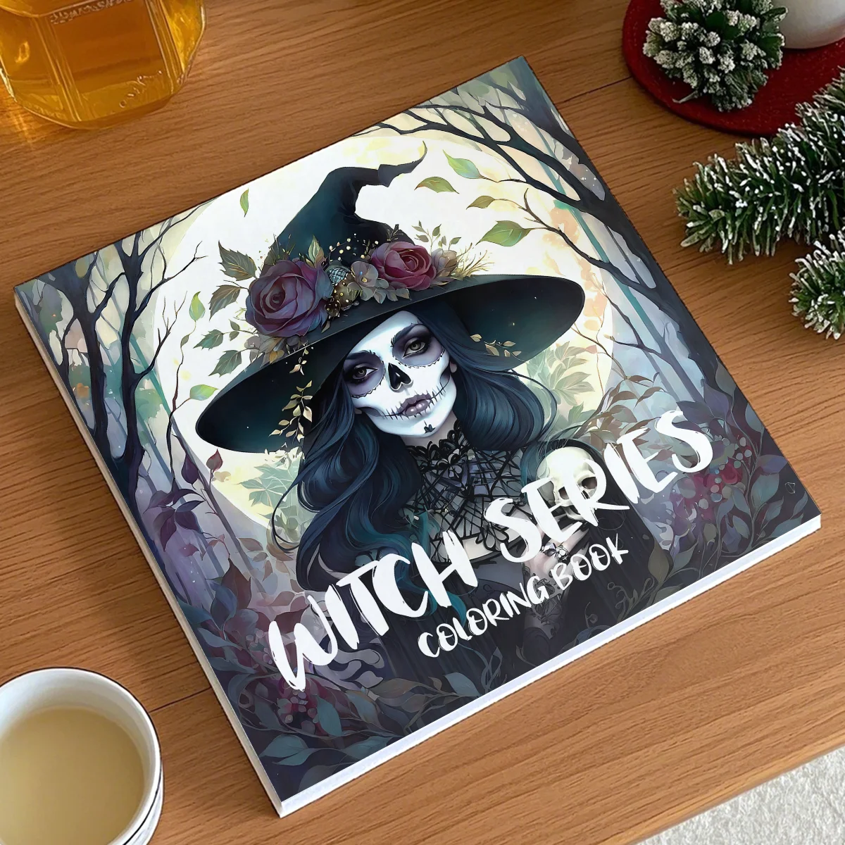 SCARY DOLL Malbuch für Erwachsene mit Horror-Motiven zum Zeitvertreib, DIY-Mal- und Zeichenbücher als Weihnachts- oder Geburtstagsgeschenk – Detail 2