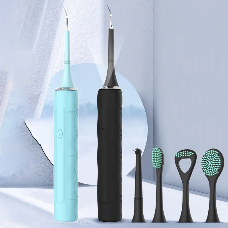 

5in1 Electric Toothbrush Dental Calculus Remover Dental Scaler Calculus Tartar Remover Face Brush Oral Teeth Clean Water Flosse