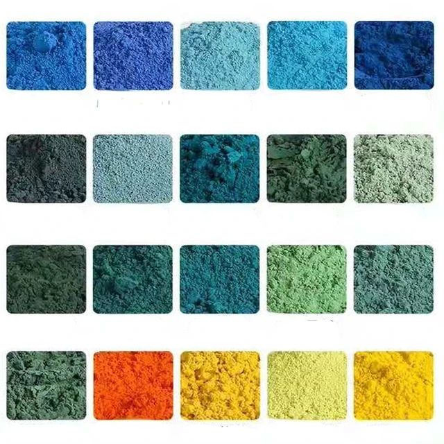 50g Iron Oxide Pigment Color Powder DIY Aromatherapy Gypsum Dyeing Powder  Color Cement Toning Terrazzo Floor Wood Toning Pigment