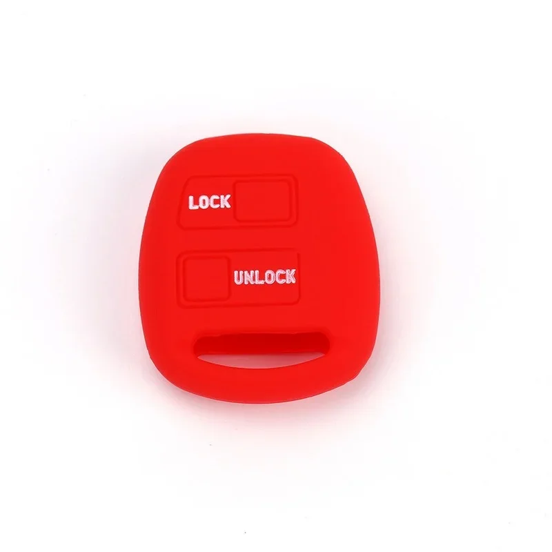2 Button Silicone Key Cover Fit for Toyota Yaris Avensis Camry Corolla Carina Prado Prius Rav4 4runner Previa Remote Fob Case key case cover key case remote control case cover