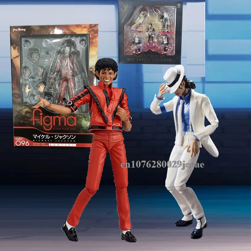 Michael Jackson Smooth Criminal Moonwalk Figma 026, Actionfigur, Modellspielzeug, Michael Jackson MJ, Thriller, gemeinsame bewegliche Geschenke
