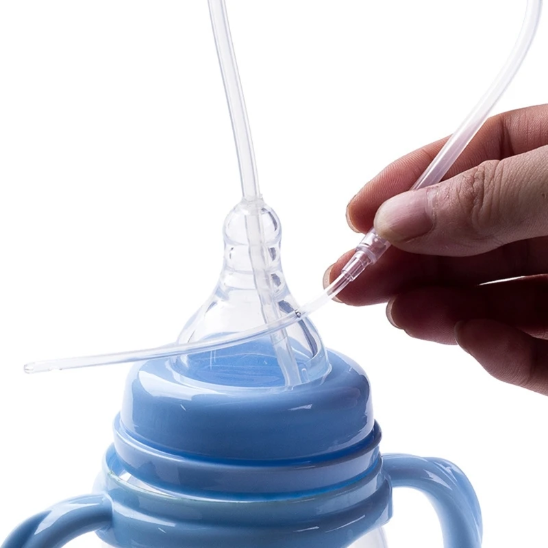 Food Grade Silicone Tube Baby Breast Pump Accessories Baby Weaning Nursing Assistant Tube Baby Breast Pump Lactation Aid 2