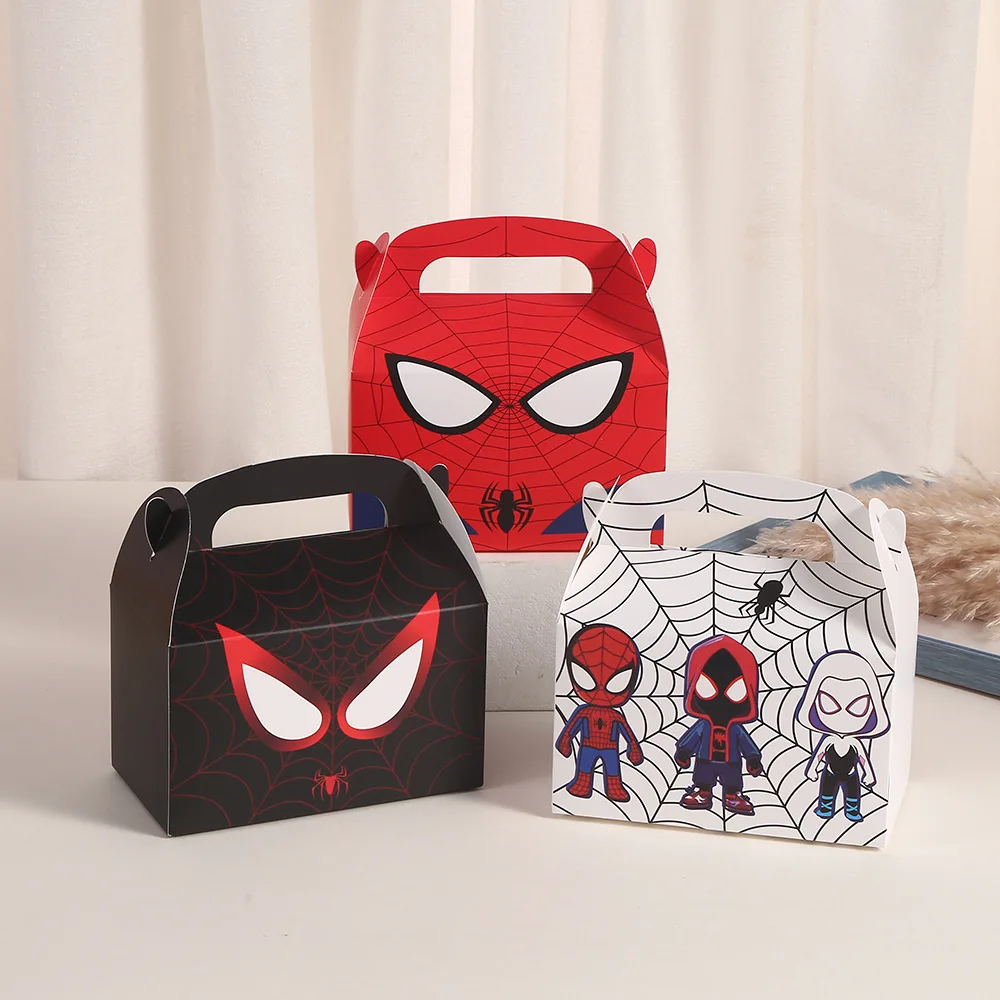 Сумки-тоуты Spidey и His Amazing Friends, бумажные подарочные пакеты для конфет, детские украшения, товары для детского душа