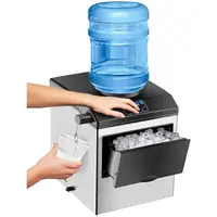 Countertop with 5 Pounds Storage Basket, Portable Ice Machine with 2 Ways to Add Water, 48 Pounds in 24 Hours, Compact Ice Maker 1