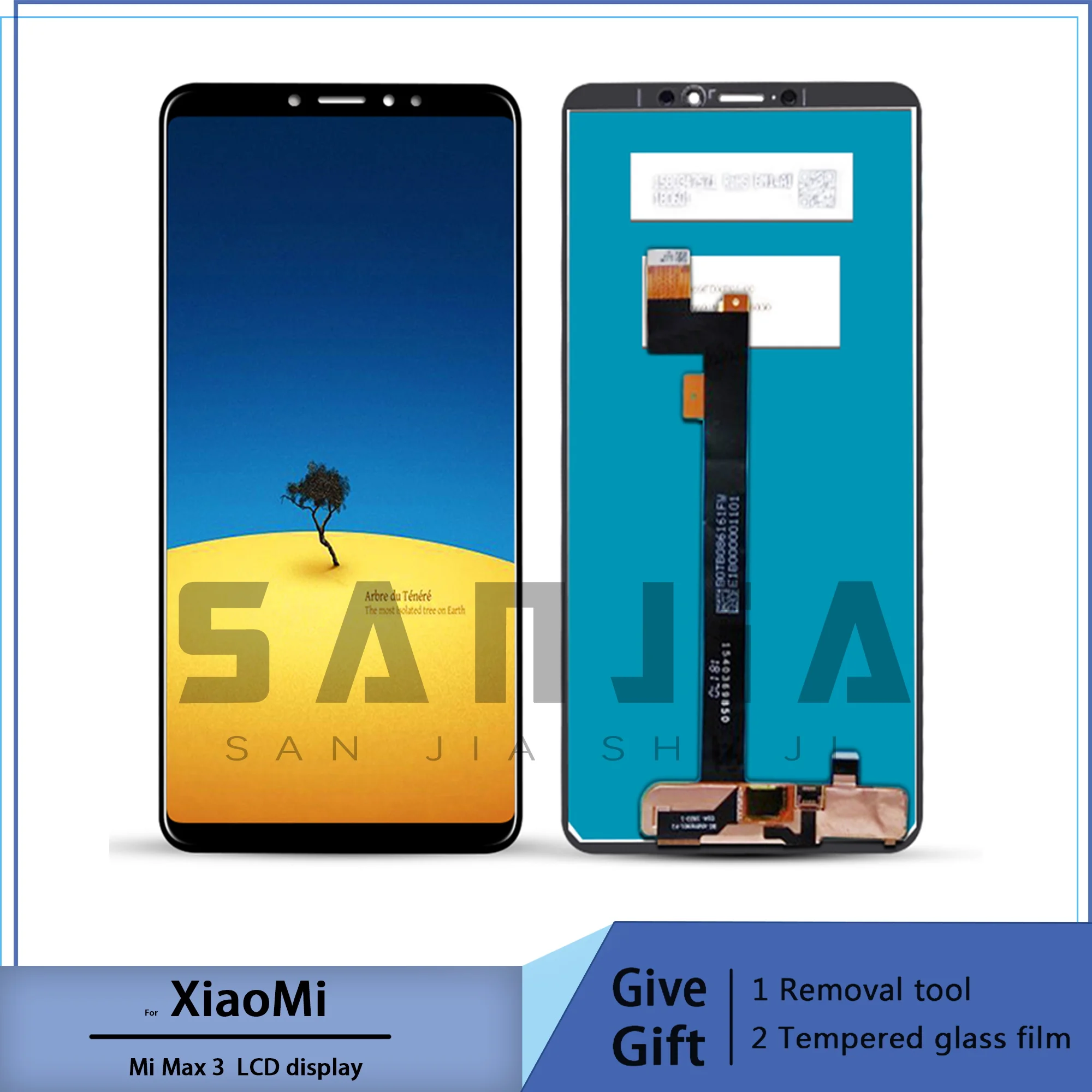 Para 6.9 "Xiaomi Mi Max 3 Display Lcd + Painel De Toque Digitador Com Moldura Para Mi Max3 Display Lcd