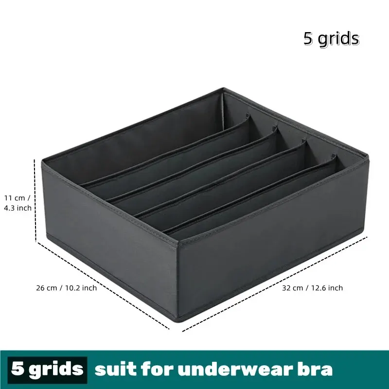 Fabric Underwear Storage Box: Closet Organizer for Socks, Ties, and More