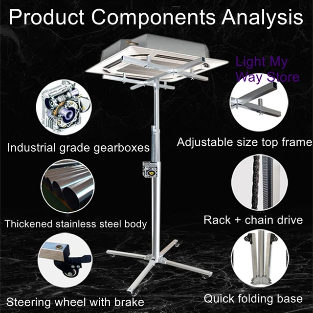 Unité interne d'ascenseur de climatisation centrale, installation de  conduits d'air, armoire suspendue, support d'outils - AliExpress