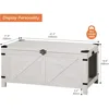 Coffee Table for Living Room,Lift Top Coffee Table with Storage,Small Accent Furniture with Mesh Cabinet and Rustic Lock 2