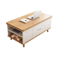 Unique Italian Coffee Table – Modern Wooden Couchtisch with Drawers, Cheap Designer Aesthetic Salon Furniture Piece - Image 6