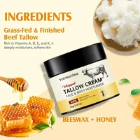 ​ Pâte de Tallow de boeuf, hydratant profond, baume au miel, éclaircissant, dissolvant de rides, herbe alimentée, miel sauvage, crème pour le visage et le corps 6