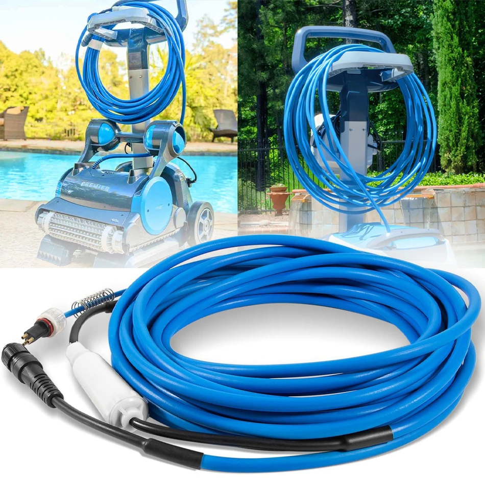 

TML 9995872 DIY Swivel Cable 3 Wire 18M Replace for Dolphin Pool Cleaner DX4 DX6, Deluxe 4 5, Apollo Plus, Triton Edge Discovery