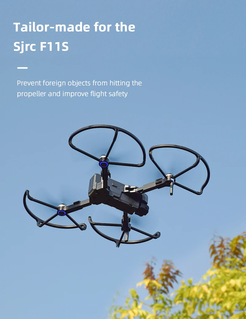Description Picture 4 of itemSJRC F11S 4K Pro Drone Propeller Protector F11 4K Drones Landing Gear Parking Apron Pad Accessories Yagi Drone Antenna Blades