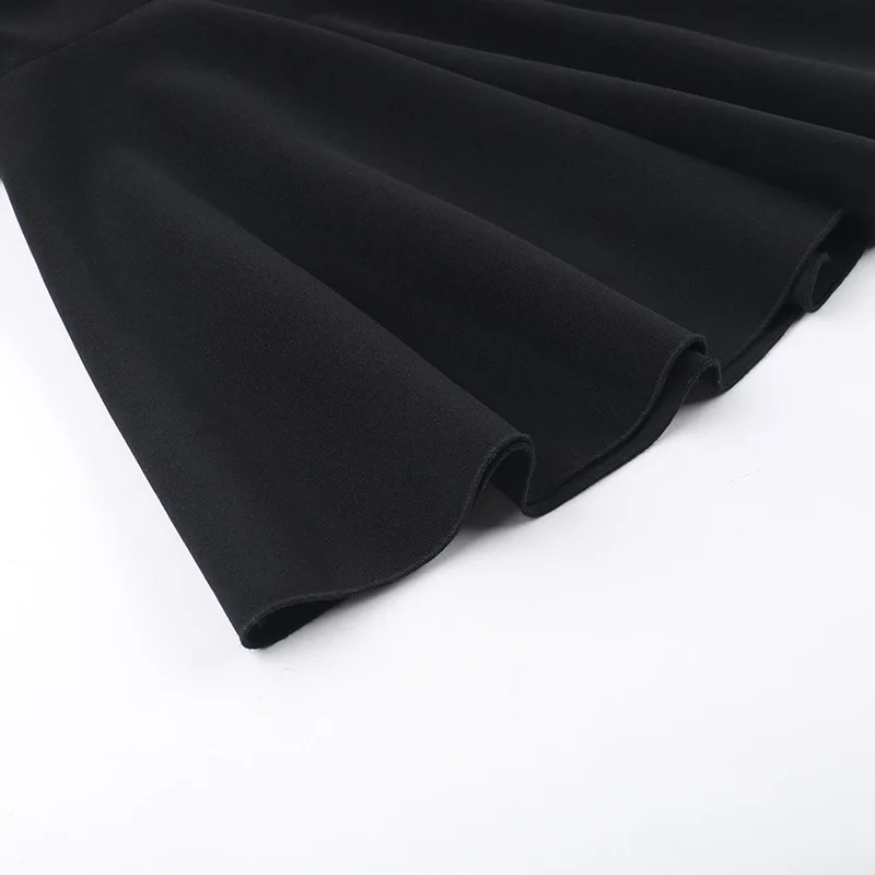 Bows Spaghetti Strap Dress For Women Plunge Sexy Bodycon Mini Dress Zipper A-Line Backless Folds Party Dress High Waist