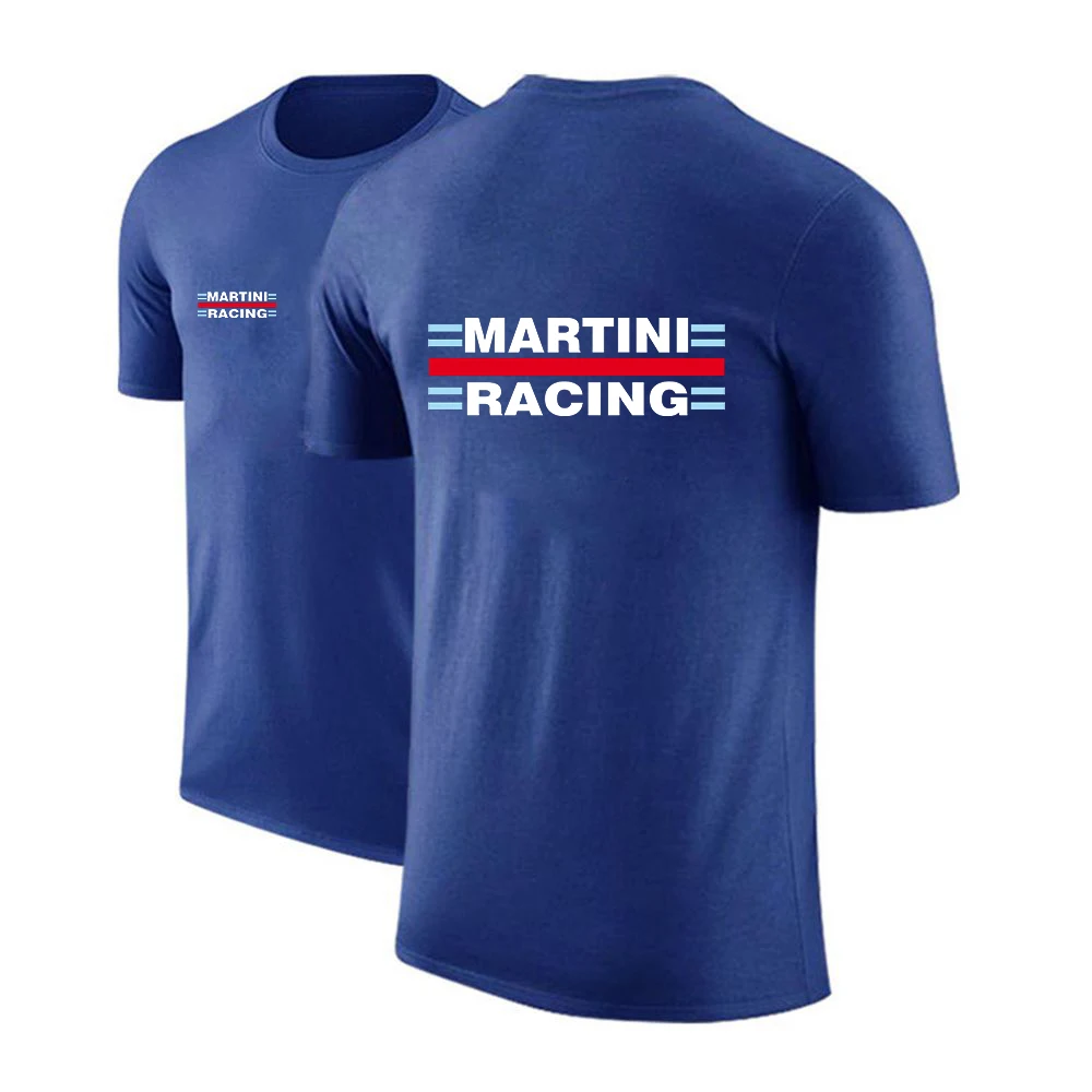 2023 New Men's Martini Racing Harajuku Printing T-Shirt Fashion Solid Color Comfortable Casual Hip Hop Short-Sleeved TeeTops