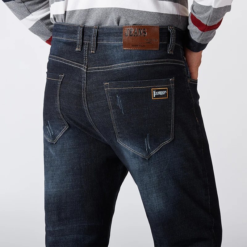 Denim pants denim trousers Plus Size Men's Loose Straight Jeans