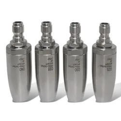Rotating Nozzle G1/4 360 ° Nozzle Water Gun Stainless Steel Nozzle 1.24/1.15/1.08/0.98mm High pressure car wash water gun