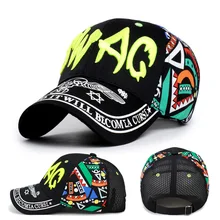 

Graffiti Fashion Brand Baseball Cap Women Baseball Hat Breathable Men Women Summer Mesh Cap Baseball Caps Gorras Dropshipping