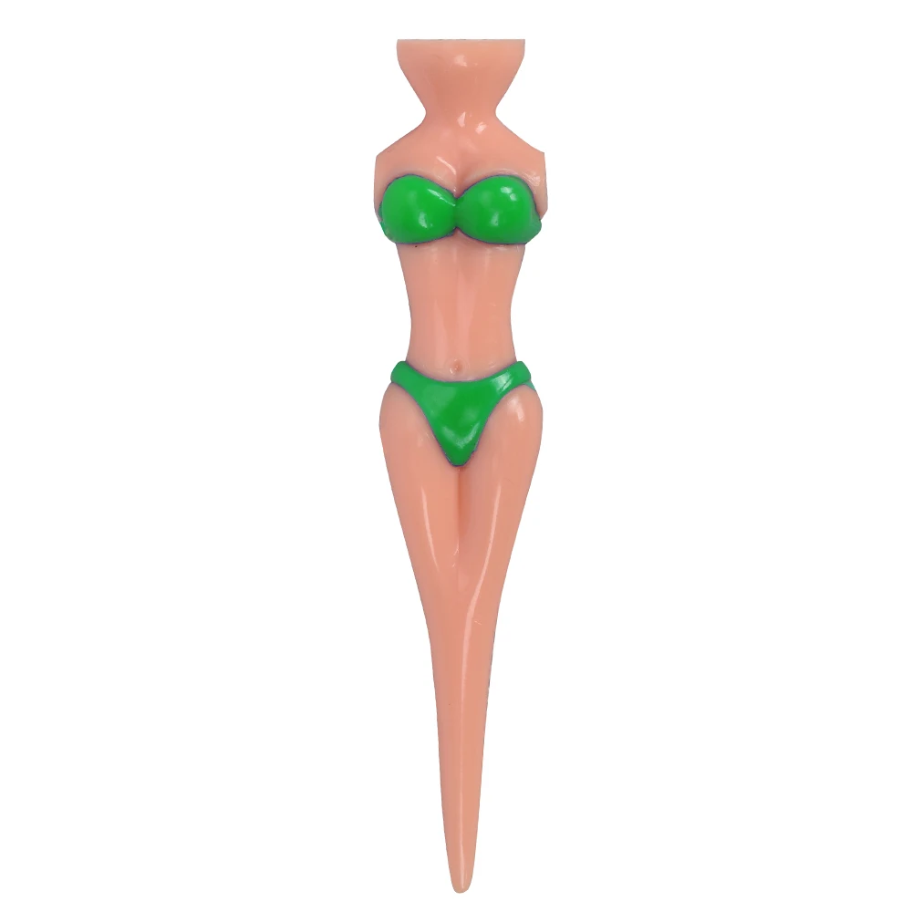 5Pcs Plastic Golf Tees Sexy Bikini Lady Model Golf Ball Holder Practice Training Tee Golf Accessories 5