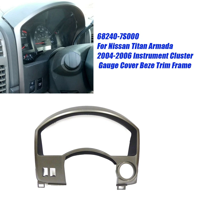 

Панель приборной панели 68240-7S000 для Nissan Titan Armada 2004-2006