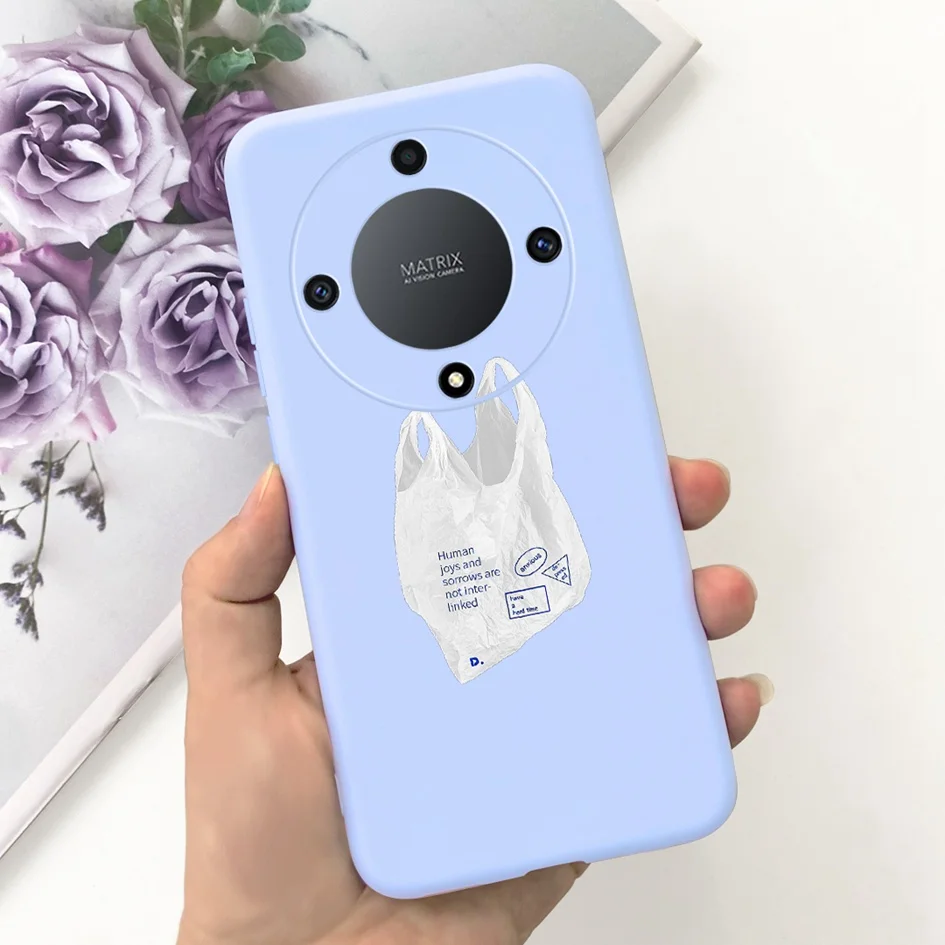 Lovely Cartoon Flower Slim Soft Silicone Phone Case Cover
