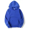Plain Sublimation Fleece Hoodies Bulk Wholesale Pullover Men Hooded Sweatshirt Cheap Solid Hoodie For Man Sudaderas Para Hombre 3