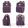 Mother Baby Leather Pu Bag Mommy Storage Double Bag Baby Bag Travel Backpack Diaper Bag Mom Skin Bag Baby Shoulder Stroller 4