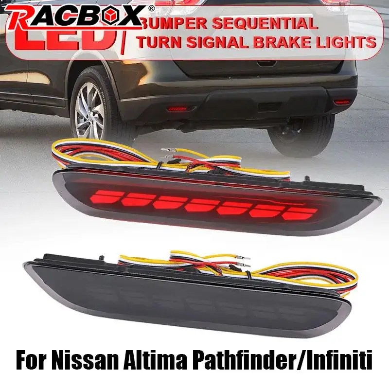 RearBumperLEDTailBrakeLightForNissanPathfinderAltimaRogue