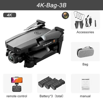 JINHENG XT6 Mini Drone 4K 1080P HD Camera WiFi Fpv Air Pressure Altitude Hold Foldable Quadcopter RC Dron Kid Toy Boys GIfts 15